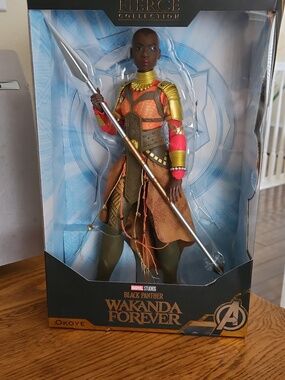 Marvel Studios Black Panther Okoye Warrior Doll - Wakanda Forever Black Panther